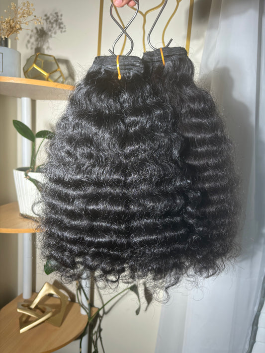 3-16 inch Indian Coarse Curly Bundles
