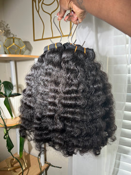 3-16 inch Indian Coarse Curly Bundles