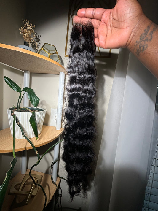 Raw HD 2x6 Curly Closure