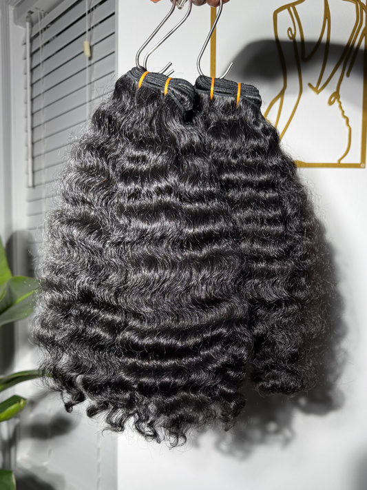 3-16 inch Indian Coarse Curly Bundles